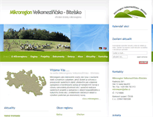 Tablet Screenshot of mikroregionvmb.cz